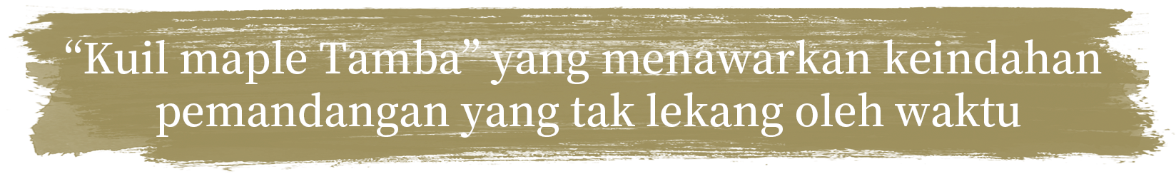 “Kuil maple Tamba” yang menawarkan keindahan pemandangan yang tak lekang oleh waktu